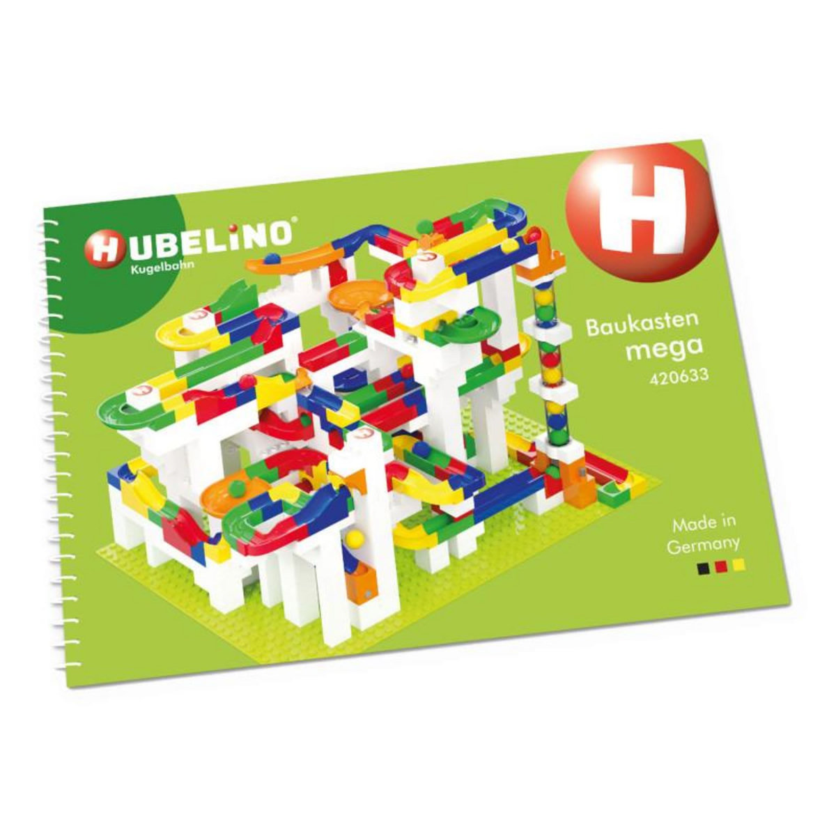 HUBELINO Hubelino Ball Track Mega Construction Set, 585dlg. 420633