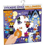 HALLOWEEN. AVEC 25 STICKERS REPOSITIONNABLES, 4 DECORS, Fleury Marine