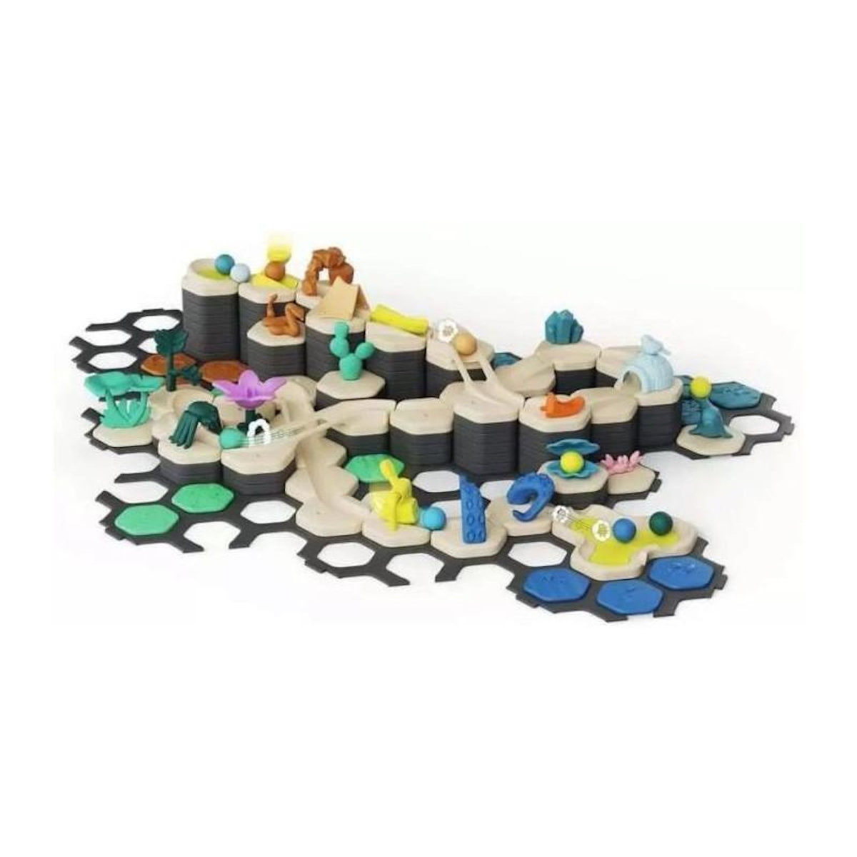 RAVENSBURGER Gravitrax Junior - Starter Set XXL My Planet 184 pieces - Circuit de billes - Jeu de construction créatif - Des 3 ans - Ravensb