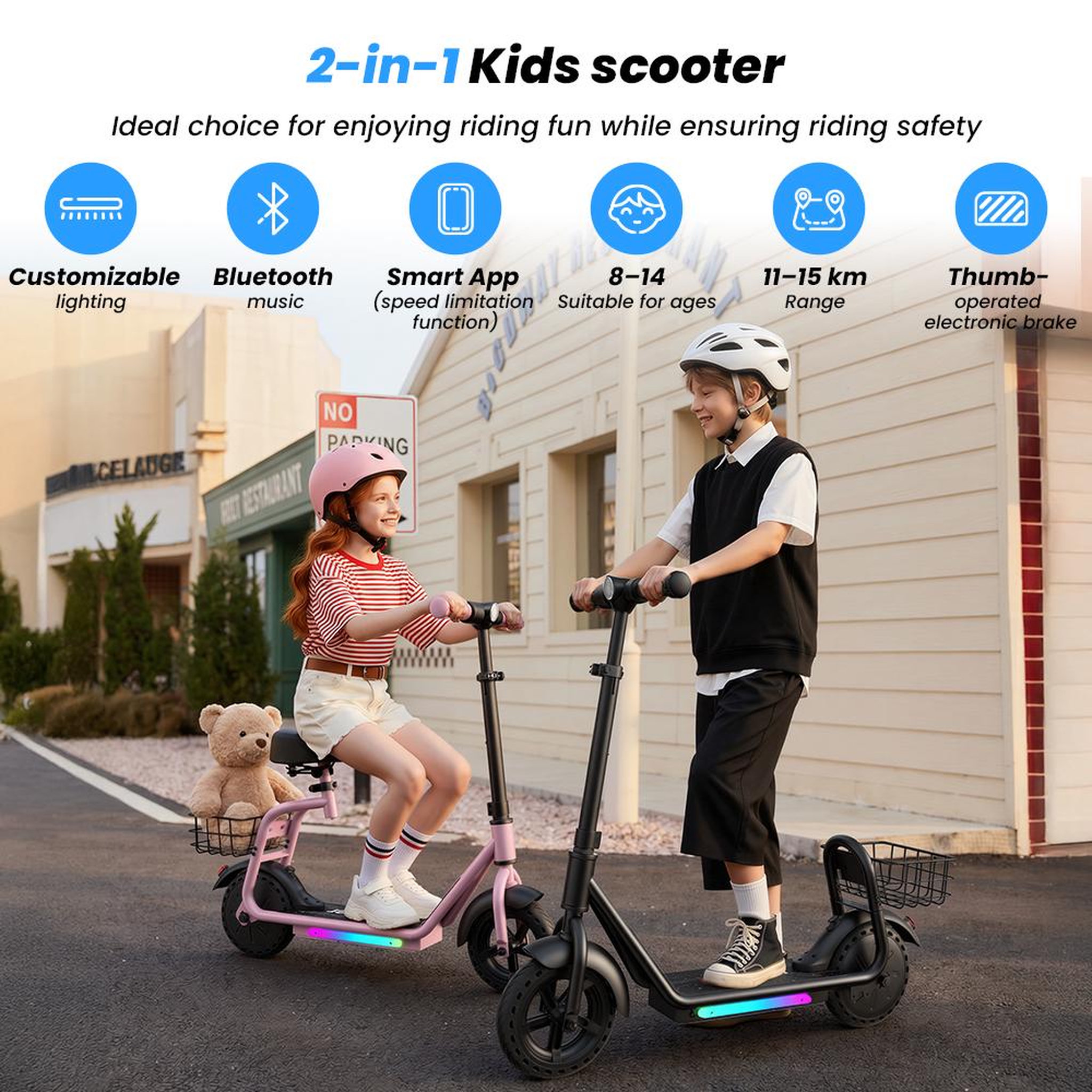 Voir la diapositive 3 : ISCOOTER Trottinette électrique enfant iscooter ik7
