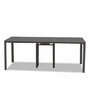 Voir la diapositive 1 : Jardiline Table de jardin rectangulaire extensible Roko, 3,7 m, 6 rallonges, anthracite - Jardiline