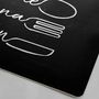 Voir la diapositive 2 : Paris Prix Set de Table Imprimé  Cuisina  28x43cm Noir