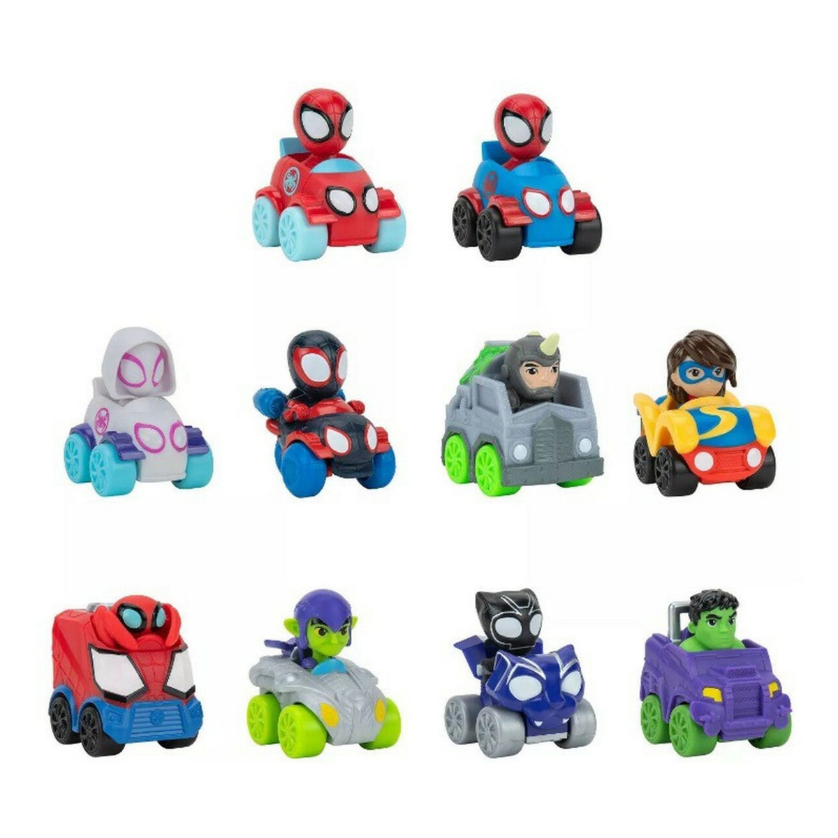 JAZWARES Spidey et ses incroyables amis mini-véhicule 10 pièces