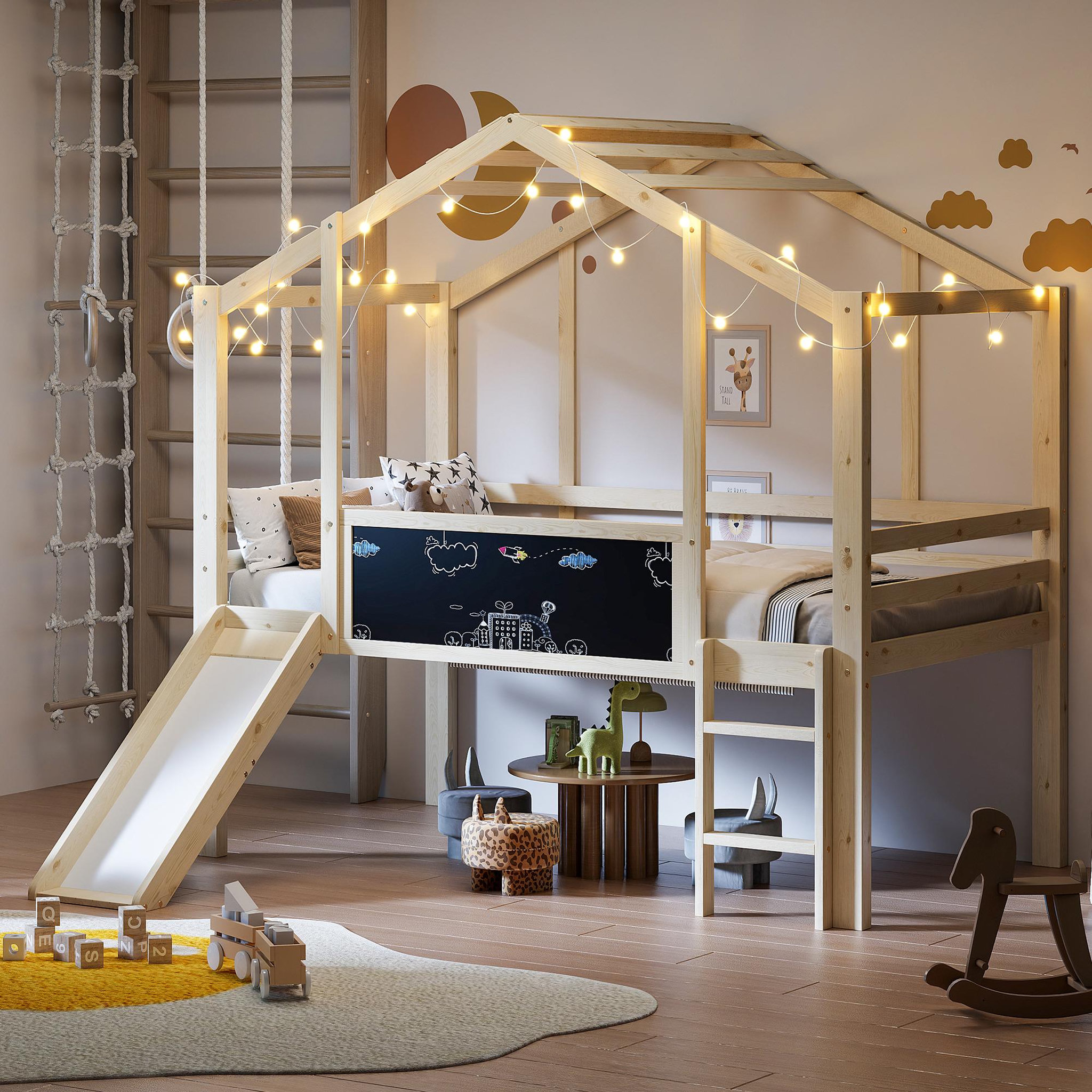 Voir la diapositive 5 : MERAX Lit mezzanine enfant