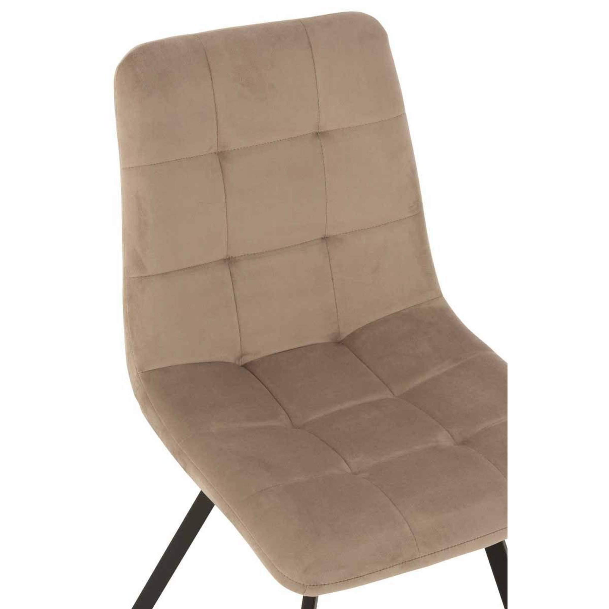 Voir la diapositive 6 : J-LINE Chaise design  morgan  86cm beige