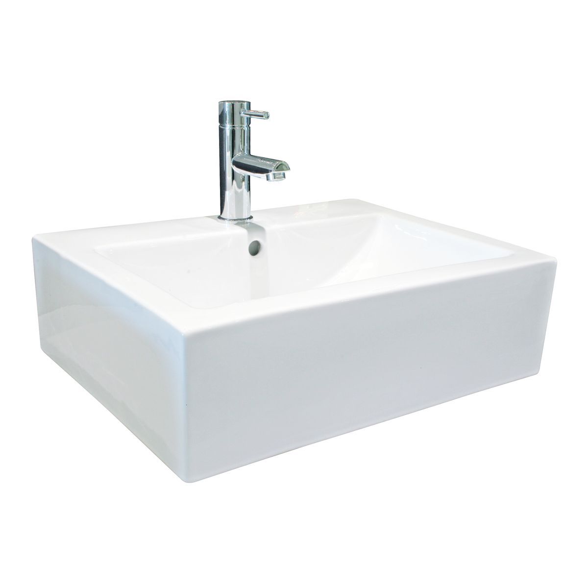 ONDEE CUBIC Vasque 52x41cm BLANC