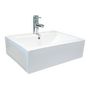 Voir la diapositive 1 : ONDEE CUBIC Vasque 52x41cm BLANC