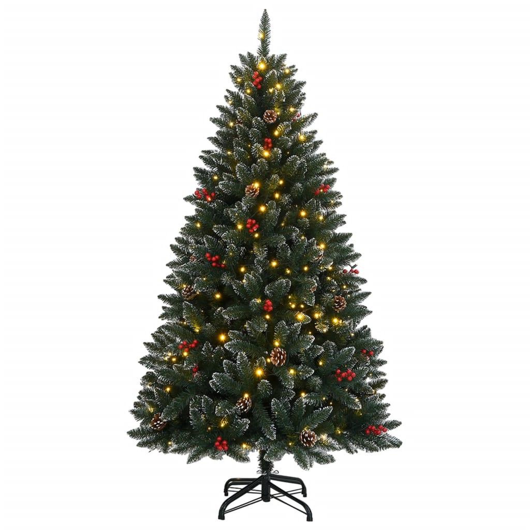 Voir la diapositive 2 : VIDAXL Sapin de Noël artificiel 150 LED 150 cm