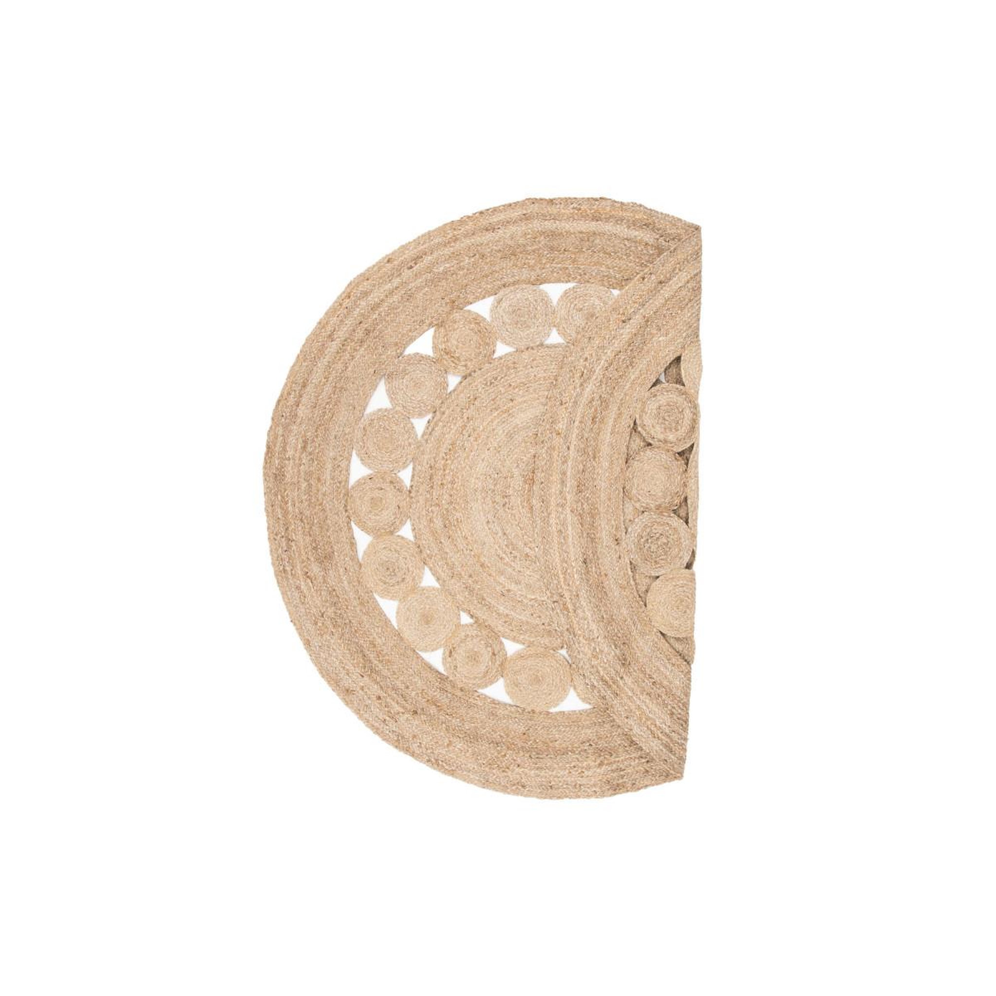 Voir la diapositive 2 : Paris Prix Tapis Rond Déco en Jute  Elis  200cm Naturel