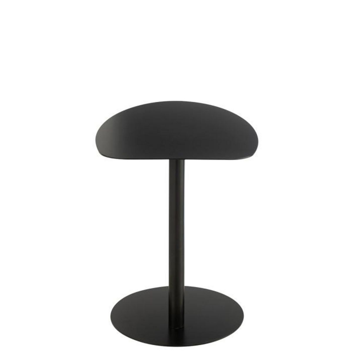 Paris Prix Table d'Appoint en Métal  Ice  55cm Noir