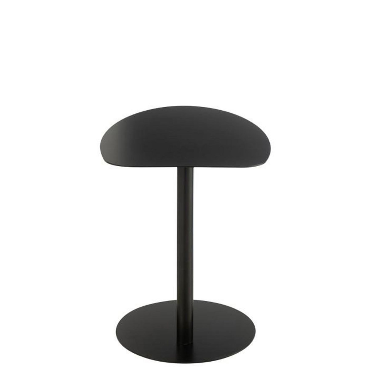 Paris Prix Table d'Appoint en Métal  Ice  55cm Noir