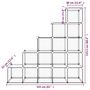 Voir la diapositive 6 : VIDAXL Cubes de rangement 15 pcs Noir PP