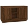 Voir la diapositive 2 : VIDAXL Buffet chene marron 102x35x60 cm bois d'ingenierie