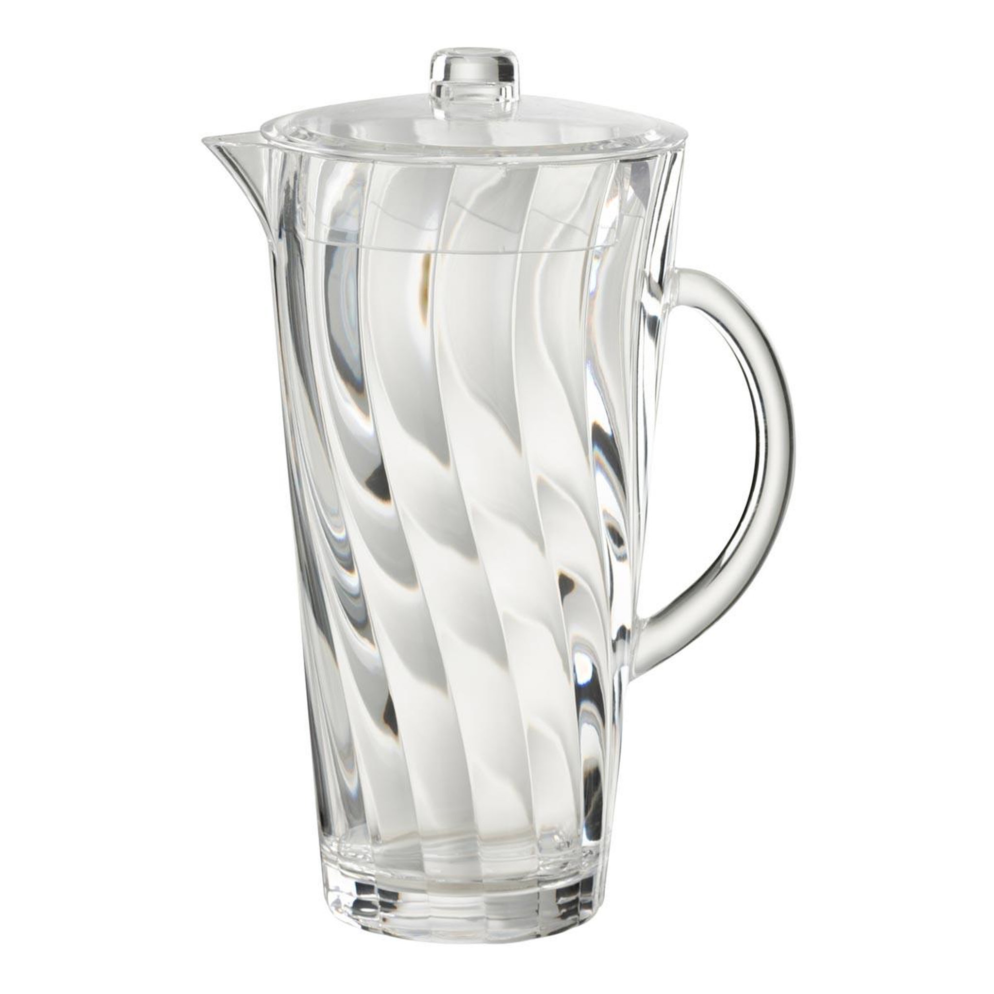 J-LINE Carafe réutilisable  vague  2,32l transparent