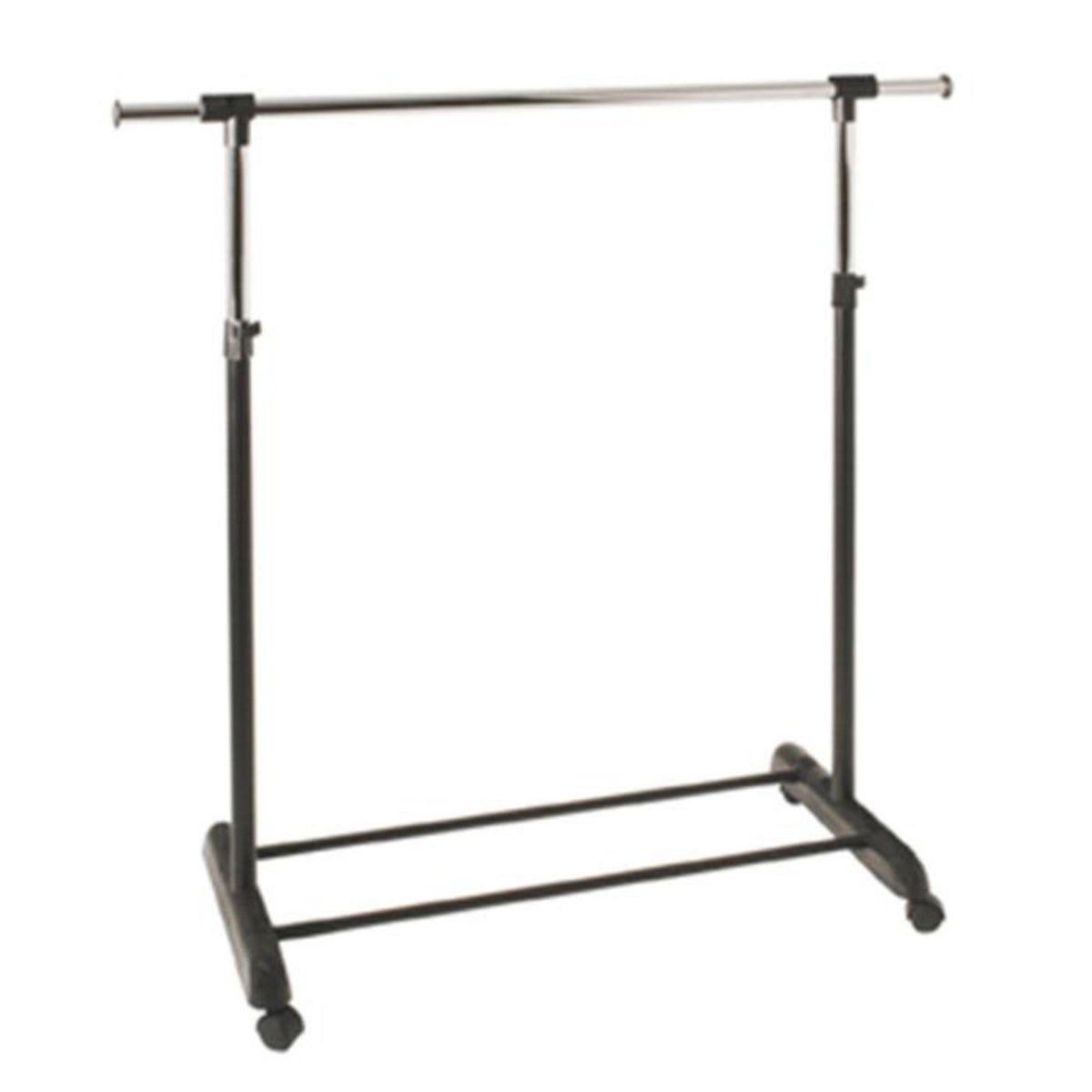 Paris Prix Portant à Vêtements  Clothes  170cm Chromé & Noir