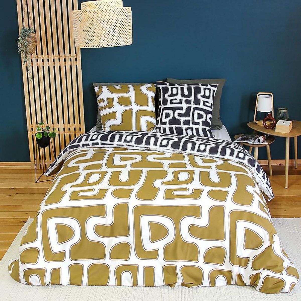 Home collection Parure de couette 2 pcs 140x200 100% microfibre, baka