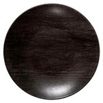 SECRET DE GOURMET Lot de 6 Assiettes à Dessert  Vie Sauvage  20cm Noir