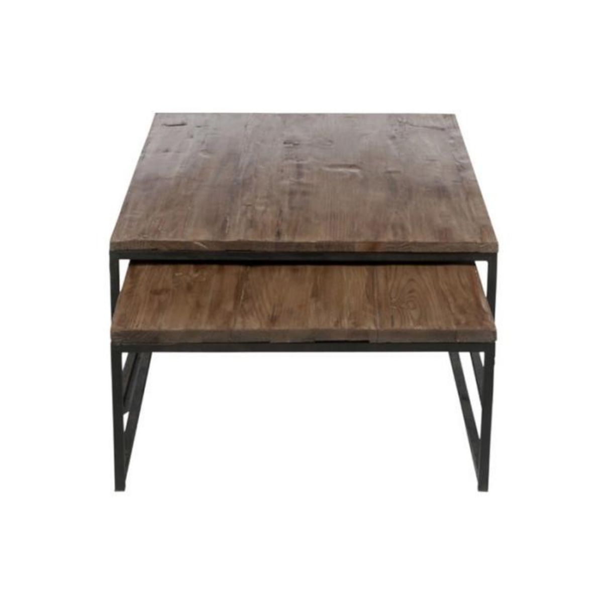 Paris Prix Lot de 2 Tables Basses  Cassidy  120cm Naturel