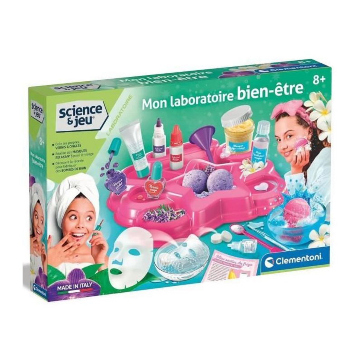 NEW BORN BABY Clementoni - Sciences et Jeu - Mon laboratoire bien-etre - Fabriquer soi-meme ses produits de beauté