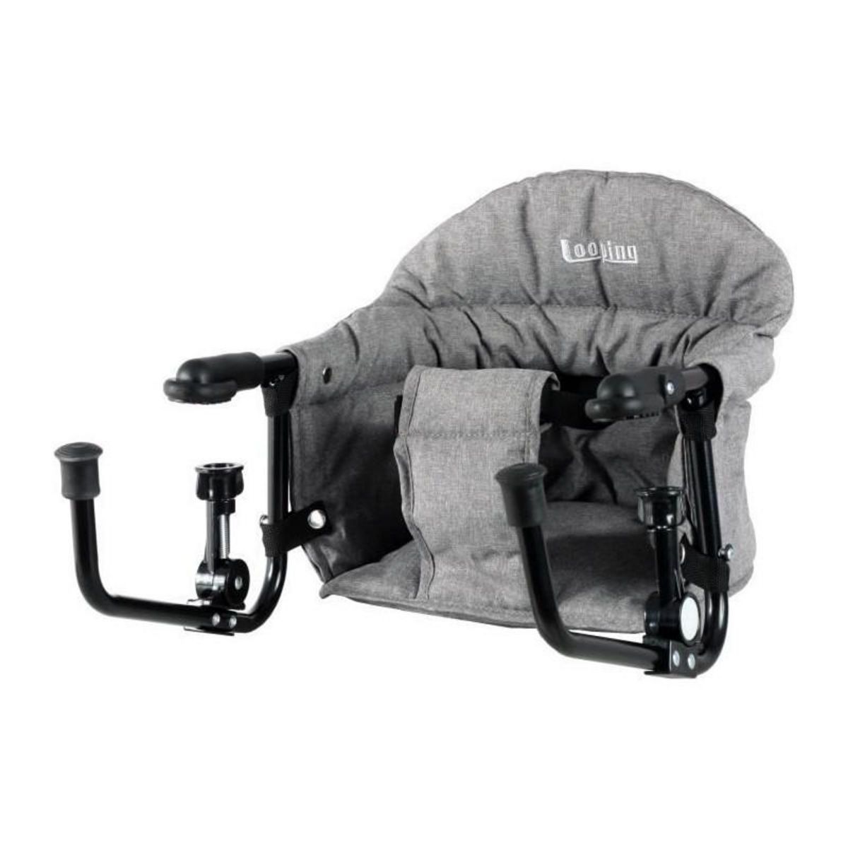 BAMBISOL Siege de table réhausseur BAMBISOL - Dossier Confort - Déhoussable et Lavable Machine - Fixation Multi-points