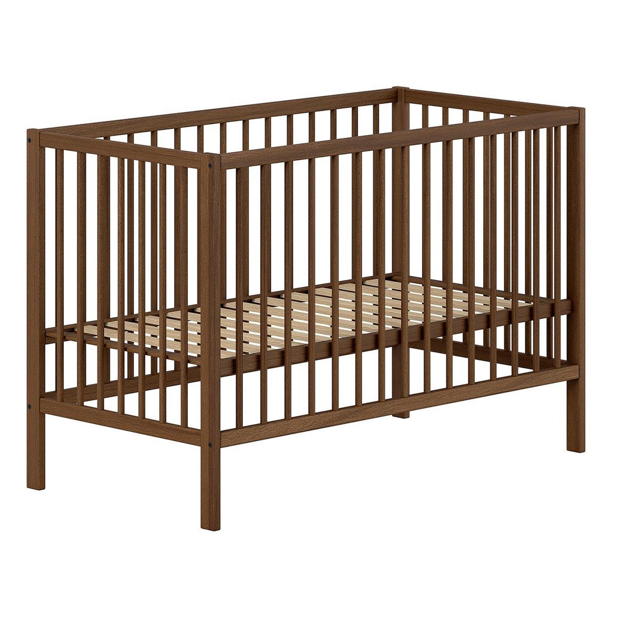 Paris Prix Lit Bébé à Barreaux  Dino  60x120cm Marron