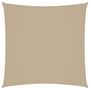 Voir la diapositive 2 : VIDAXL Voile de parasol tissu oxford carre 7x7 m beige