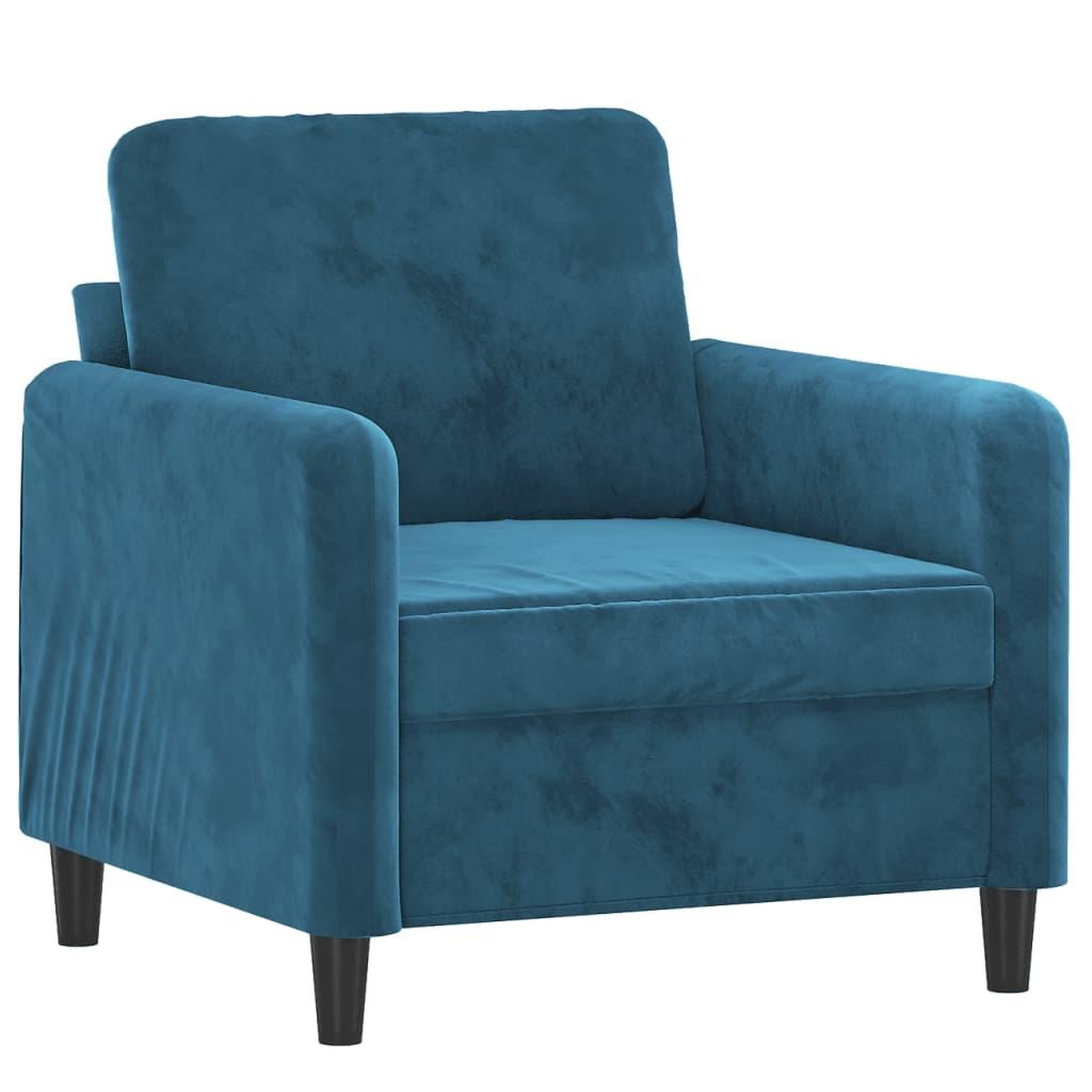 Voir la diapositive 3 : VIDAXL Ensemble de canapes 3 pcs bleu velours