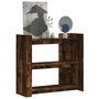 Voir la diapositive 1 : VIDAXL Table console chene fume 100x35x90 cm bois d'ingenierie