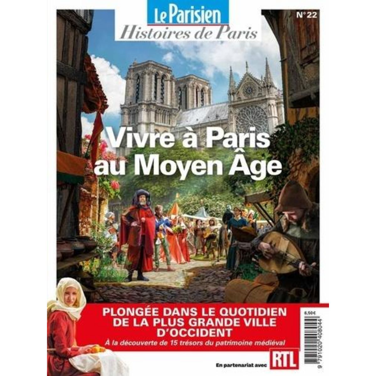 LE PARISIEN HISTOIRES DE PARIS N° 22 : VIVRE A PARIS AU MOYEN AGE, Saint Sauveur Charles de