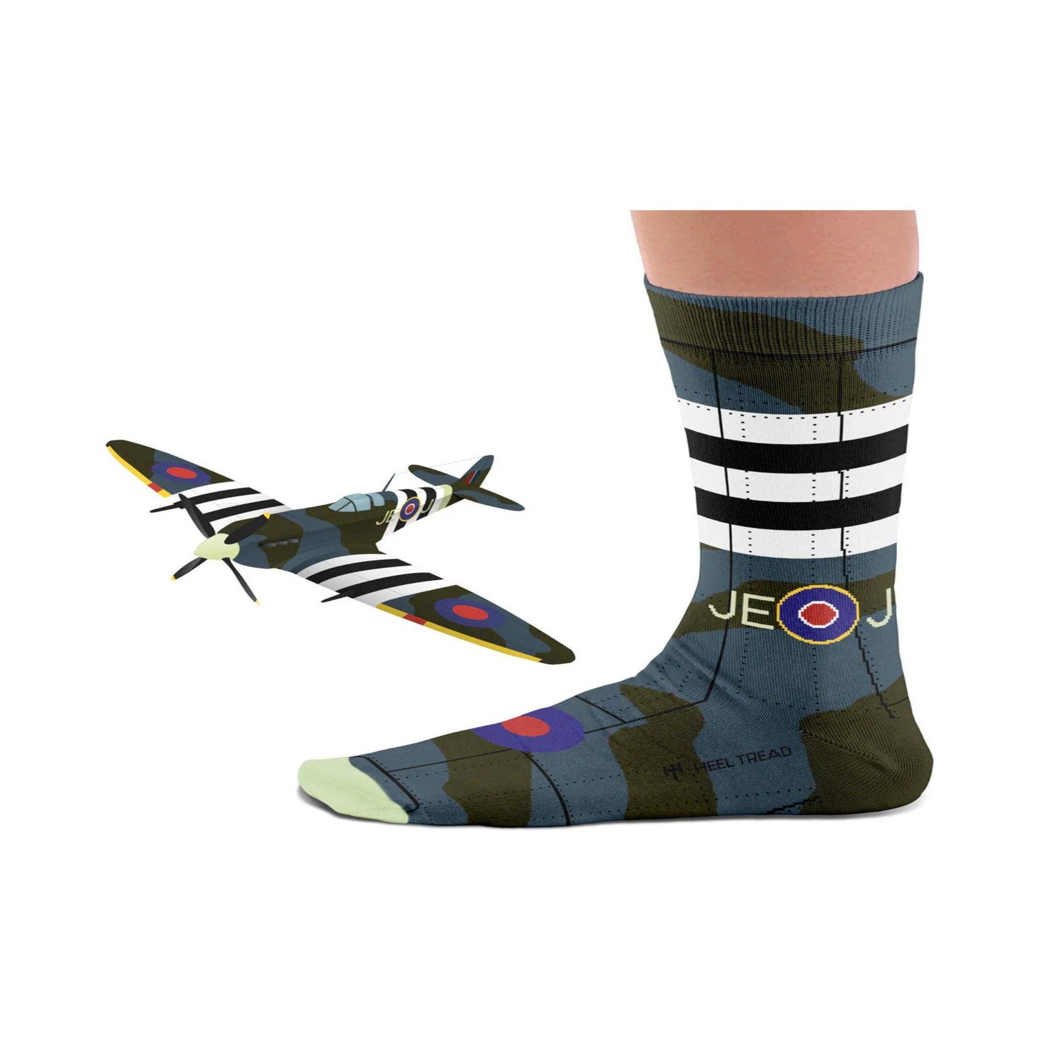 Voir la diapositive 4 : SOCK AFFAIRS Chaussettes spitfire invasion stripes