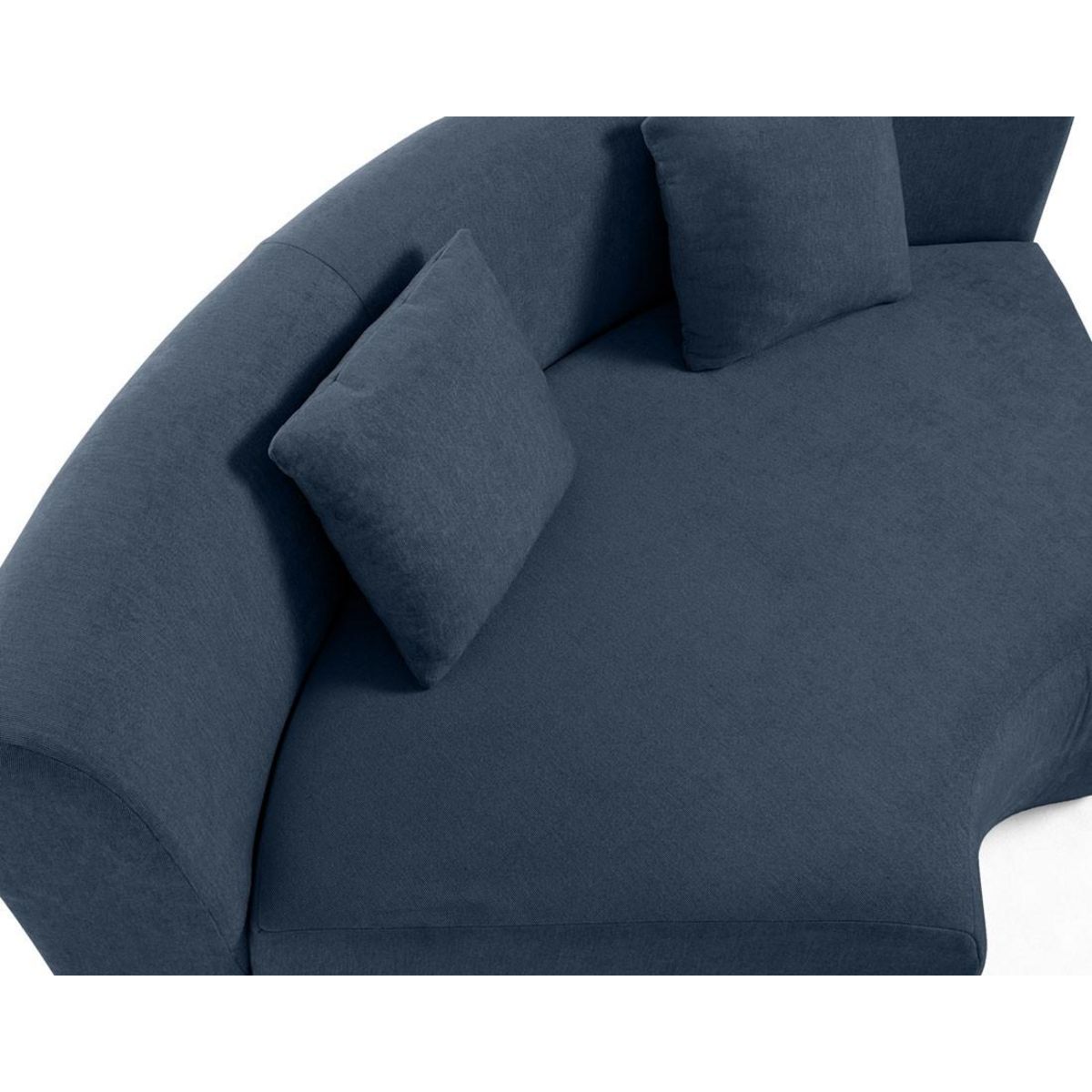 LISA DESIGN Ikare - module d'assise d'angle réversible - en tissu