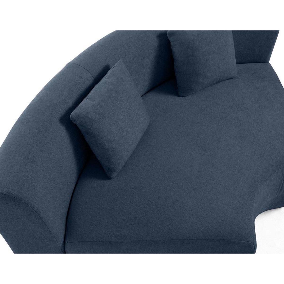 LISA DESIGN Ikare - module d'assise d'angle réversible - en tissu