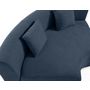 Voir la diapositive 5 : LISA DESIGN Ikare - module d'assise d'angle réversible - en tissu