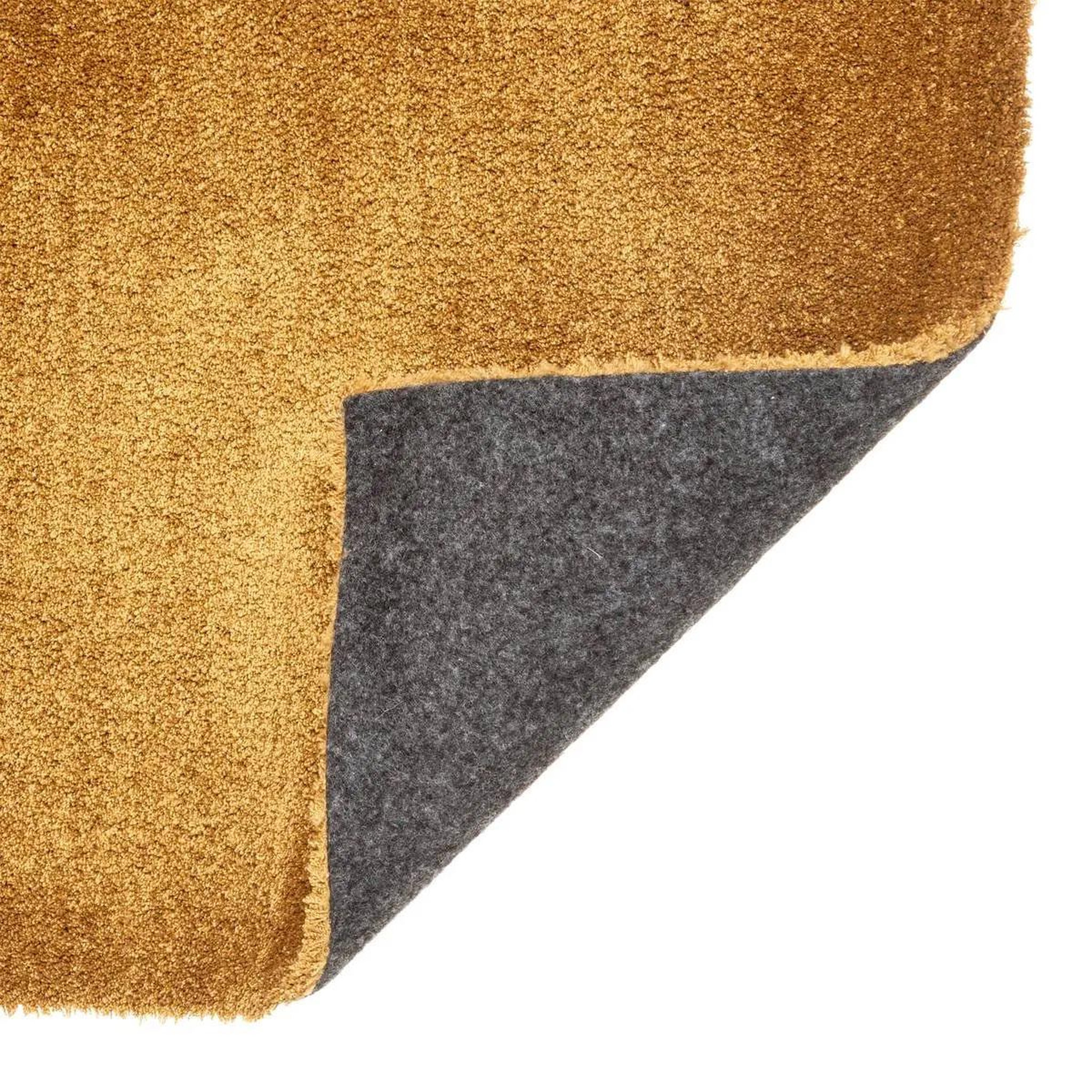 Voir la diapositive 2 : ATMOSPHERA Tapis déco uni  joanne  120x170cm jaune ocre