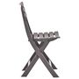 Voir la diapositive 4 : VIDAXL Chaises de jardin pliables lot de 2 Plastique Mocha