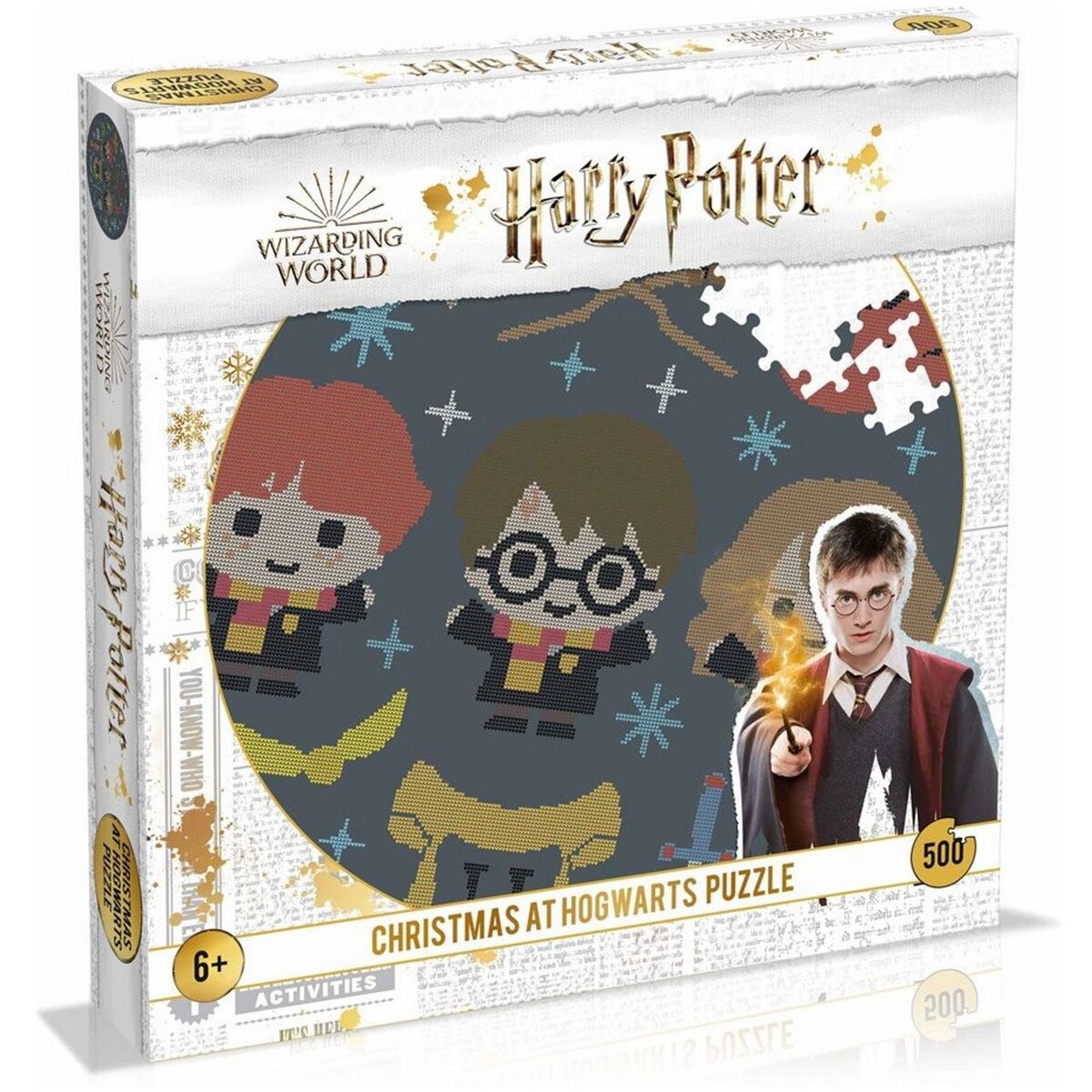 WINNING MOVES Puzzle 500 pièces Harry Potter Noel à Poudlard pas