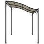 Voir la diapositive 4 : VIDAXL Auvent creme 2x2,3 m 180 g/m^2 tissu et acier