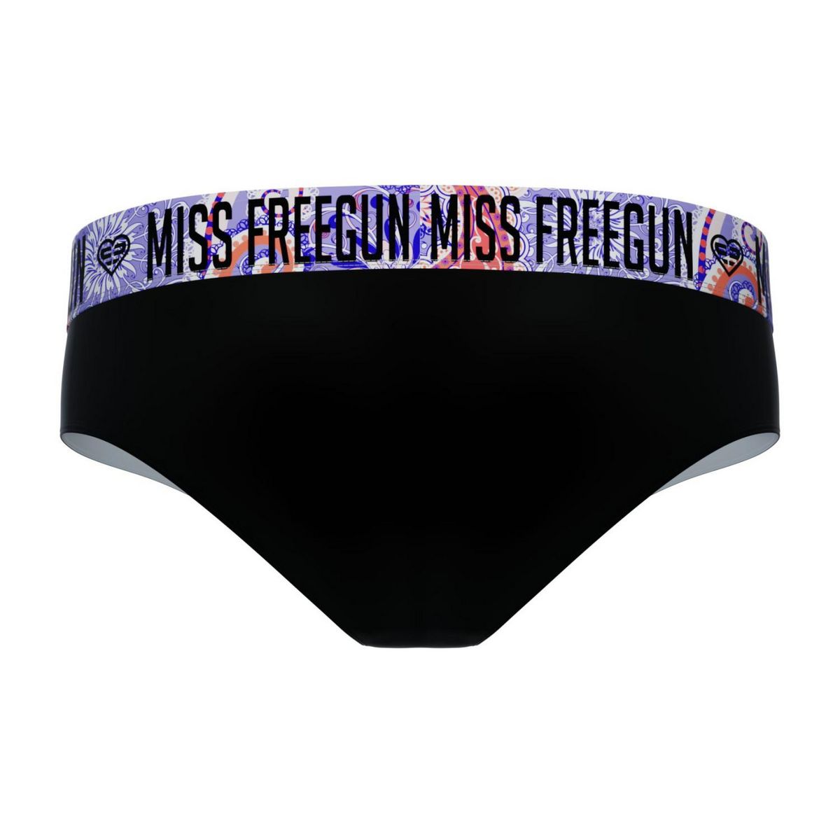 FREEGUN Lot de 3 culottes femme en coton Ethnik