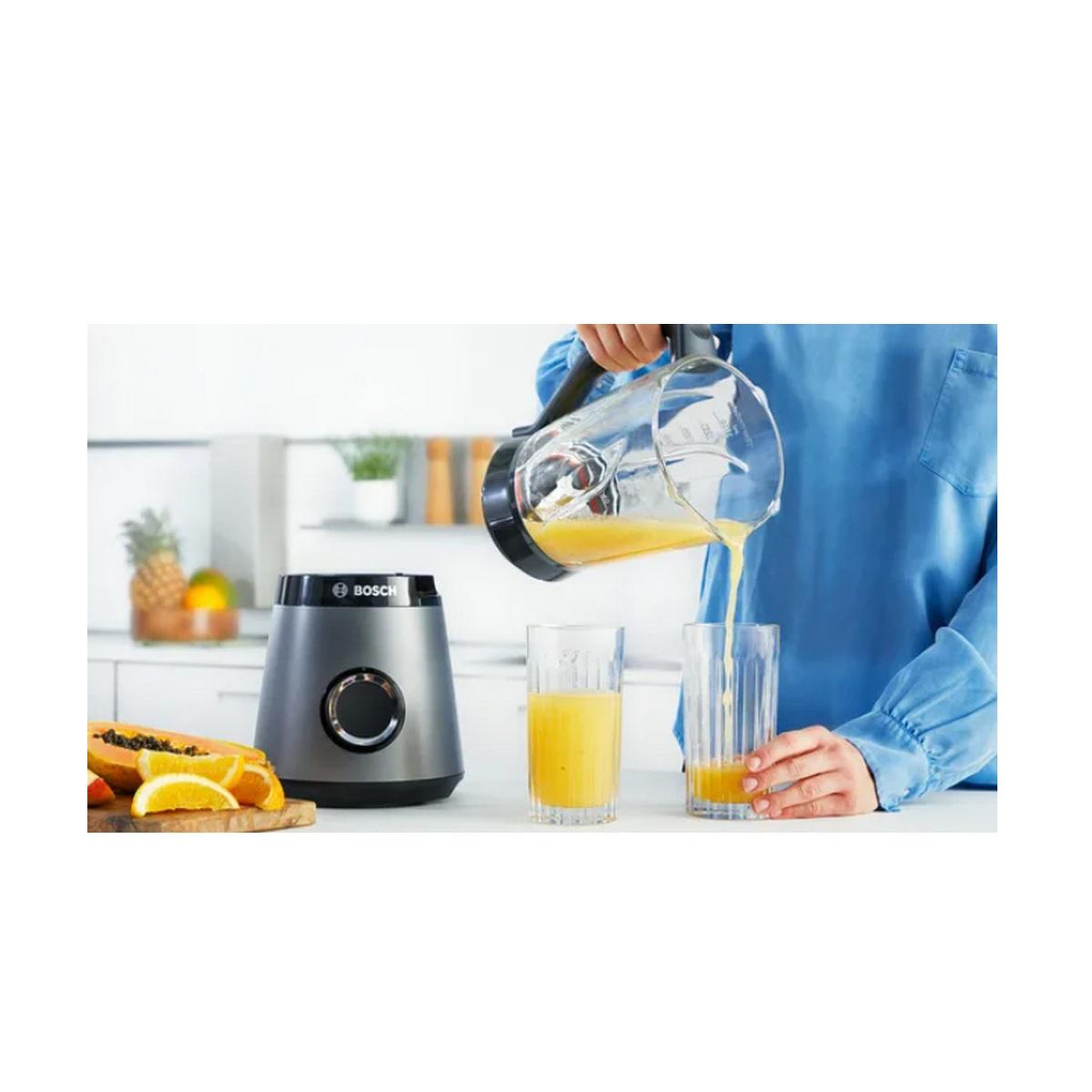 Voir la diapositive 4 : BOSCH Blender 1.5l 1200w argent - mmb6172s