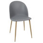 Voir la diapositive 2 : Paris Prix Lot de 2 Chaises Scandinave  Bergen  81cm Gris