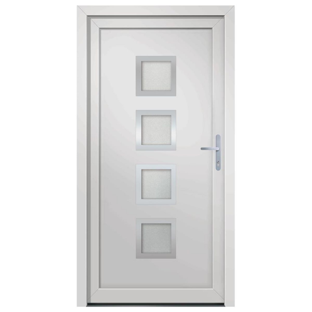 VIDAXL Porte d'entree Blanc 98x200 cm PVC