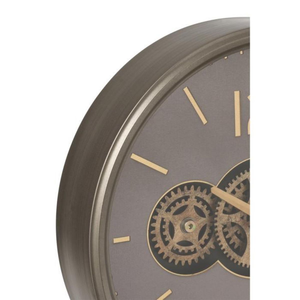 Paris Prix Horloge Murale Engrenage  Plum  39cm Gris