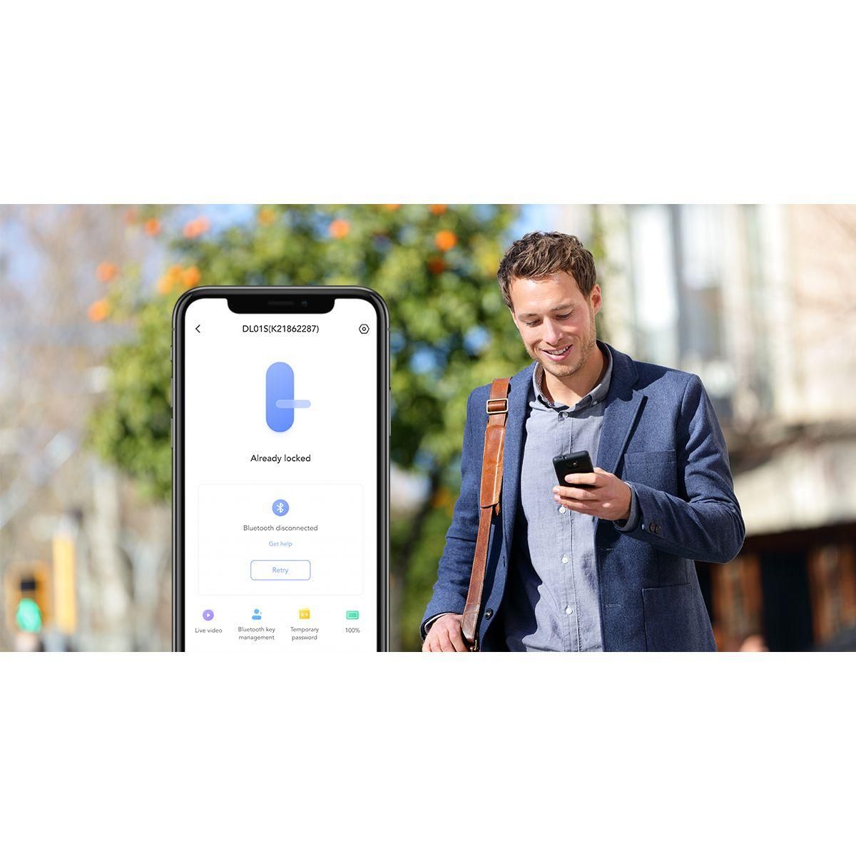 EZVIZ Serrure connectée DL01S DIY LOCK + Clavier avec sonnette