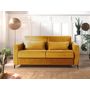 Voir la diapositive 2 : LISA DESIGN Owen - canapé 3 places convertible express couchage quotidien 140 cm matelas 12 cm en velours