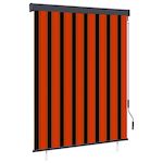 VIDAXL Store roulant d'exterieur 140x250 cm Orange et marron