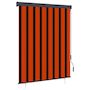 Voir la diapositive 1 : VIDAXL Store roulant d'exterieur 140x250 cm Orange et marron