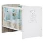 Voir la diapositive 2 : BABY PRICE Ensemble Lit bébé 60x120 cm + commode à langer + armoire TEDDY