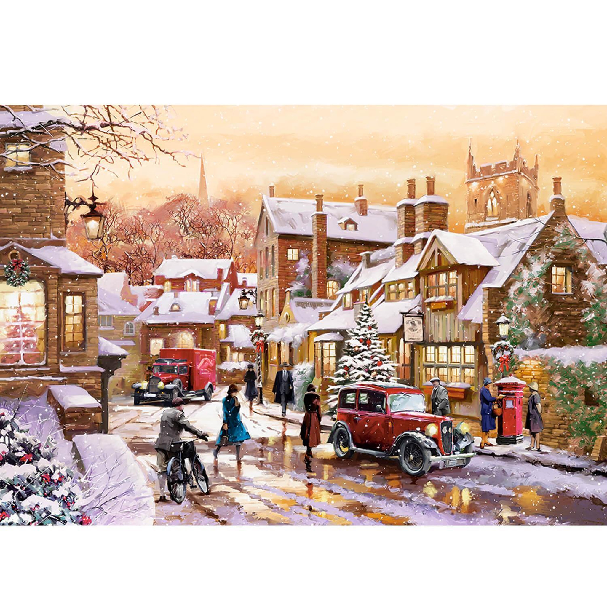 Castorland Puzzle 1000 pièces :Vintage Winterland