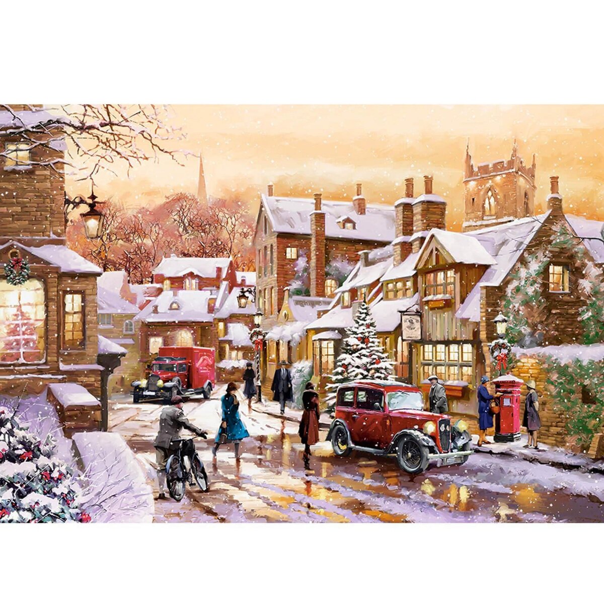 Castorland Puzzle 1000 pièces :Vintage Winterland