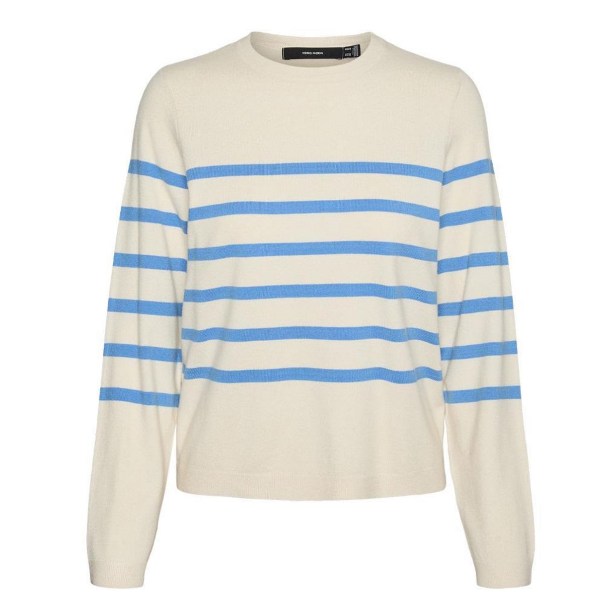 Vero Moda Pull Ecru/Bleu Femme Vero Moda  aba